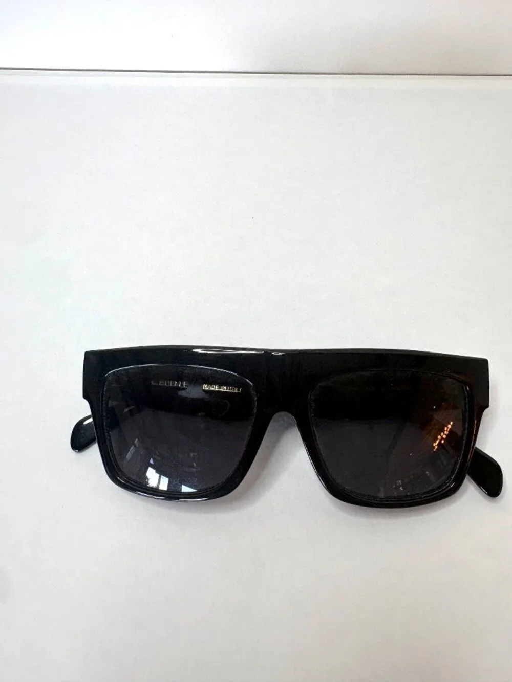 Celine, Acetate Rectangular Sunglasses - Picture 4 of 14